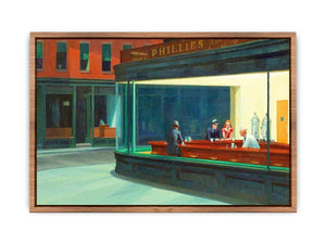 Nighthawks Painting Poster
