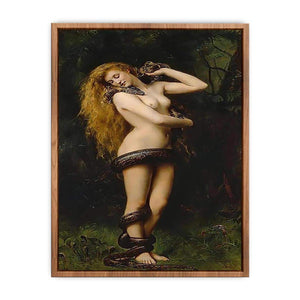 Lilith Painting by John Collier Poster