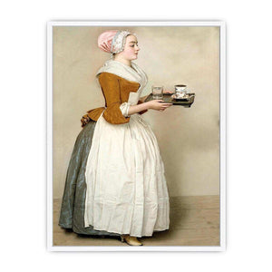 The-Chocolate-Girl Framed Print