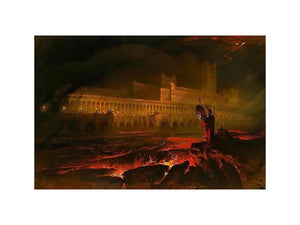 Pandemonium by JOHN MARTIN Painting