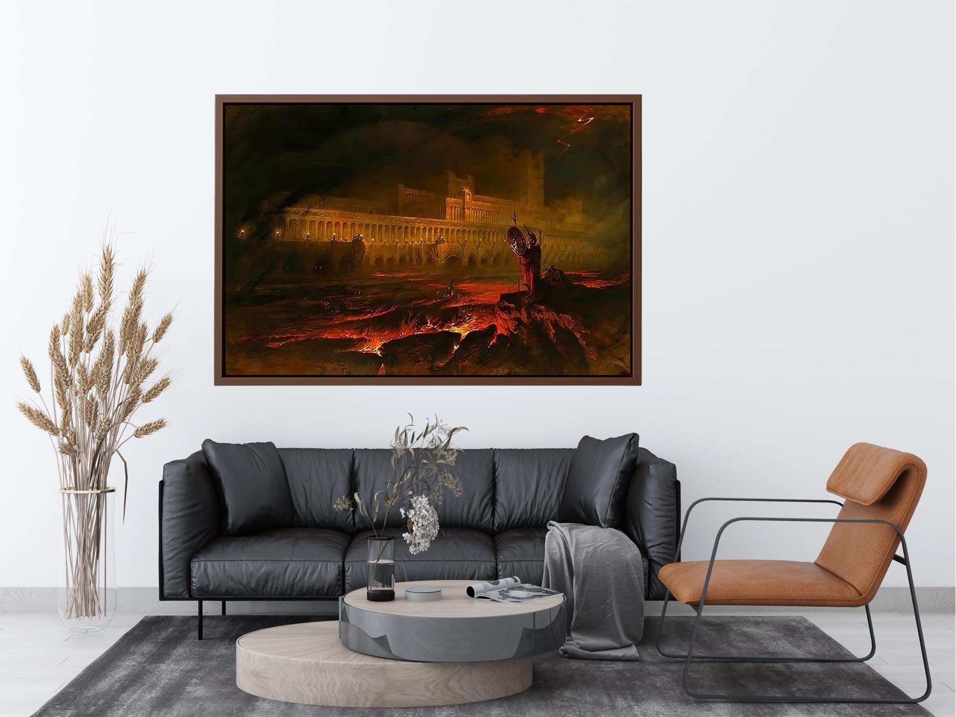 Pandemonium by JOHN MARTIN Painting
