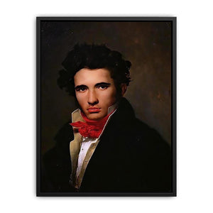Self Portrait LÉON COGNIET Canvas Print