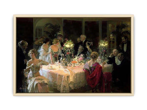 The End of Dinner Art Print