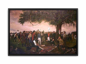 Surrender At Santa Anna Canvas Print