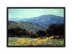 Flowers Under the Oaks Canvas Print