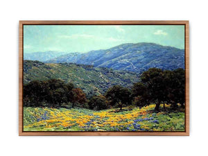 Flowers Under the Oaks Poster