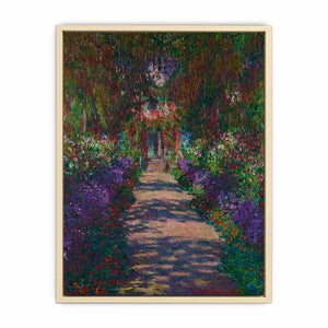 A Pathway in Monet's Garden in Giverny Art Print