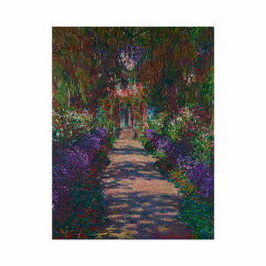 A Pathway in Monet's Garden in Giverny by Claude Monet