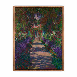 A Pathway in Monet's Garden in Giverny Poster