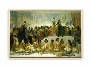 The Babylonian Marriage Market Art Print