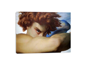 Fallen Angel Detailed by Alexandre Cabanel Painting