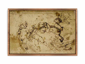 five naked children Poster