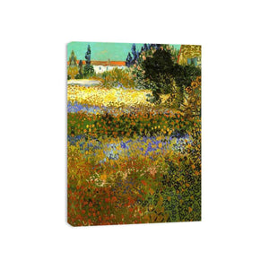Garden in Bloom by Vincent van Gogh Painting
