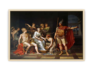 Hector Admonishes Paris and Exhorts Him to Go to War Art Print