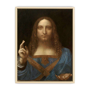 Salvator Mundi by Leonardo da Vinci Art Print