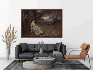 On the Wallaby Track by Frederick McCubbin’s Painting