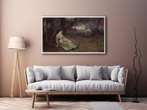 On the Wallaby Track by Frederick McCubbin’s Painting