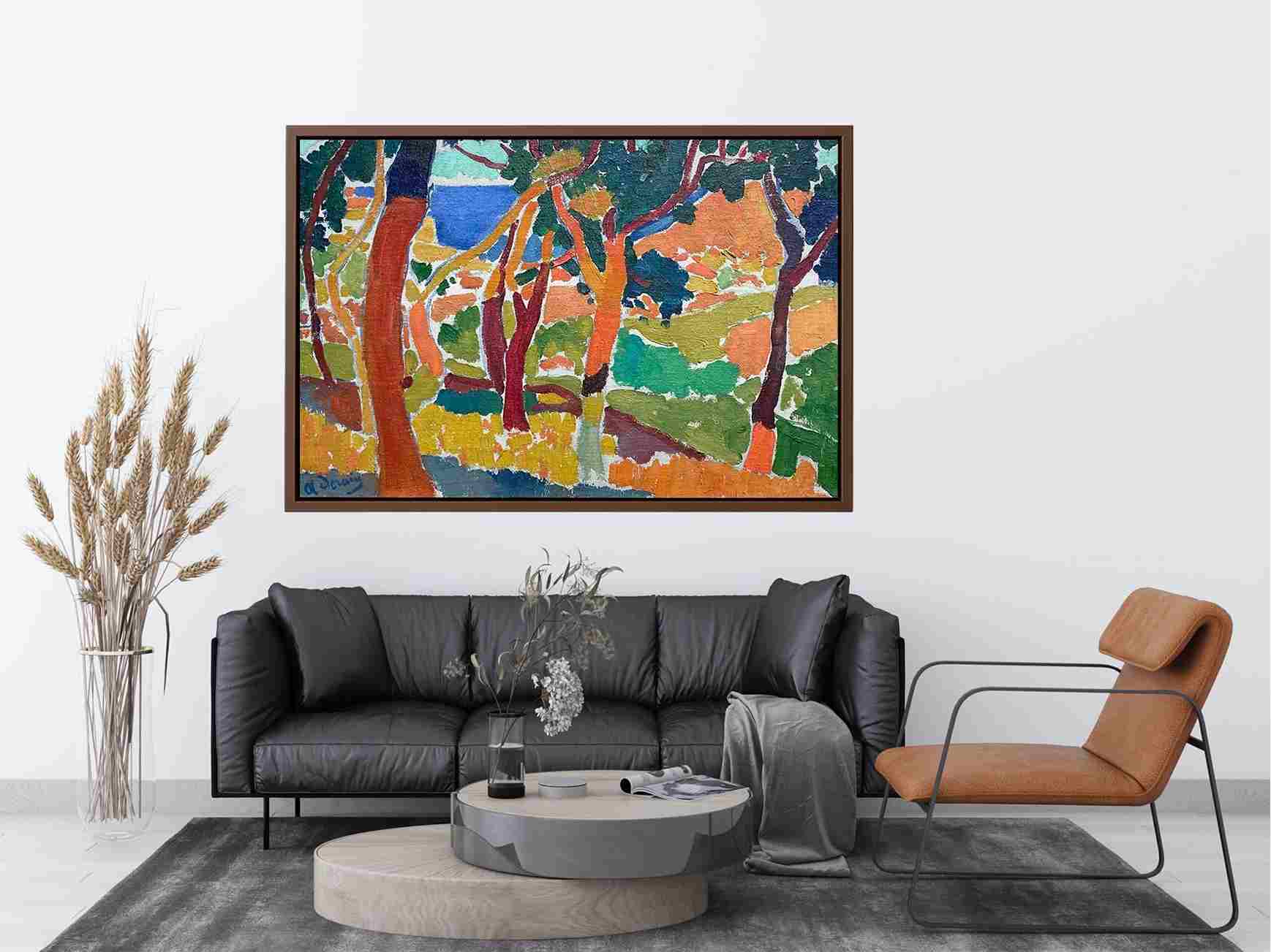 L’Estaque by André Derain. Painting