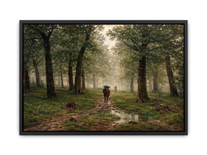 Rain in Oak Forest By Ivan Shishkin