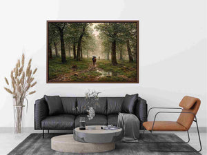 Rain in Oak Forest By Ivan Shishkin