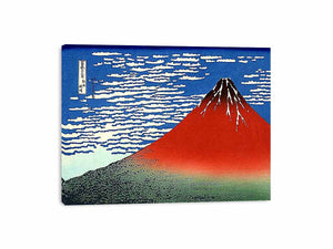 Red Fuji by Katsushika Hokusai