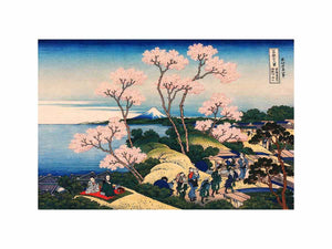 Fuji From Gotenyama By Hokusai