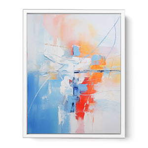 Abstract Painting Multicolor Framed Print