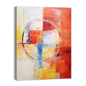 Abstract Painting Mix Color Painting
