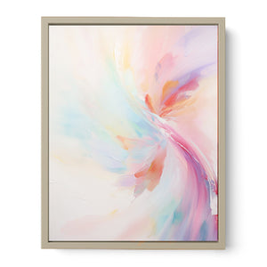 Light Color Abstract Painting Art Print