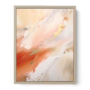 Nude Color Abstract Painting Art Print