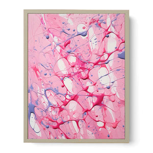 Dripping Color Painting Art Print