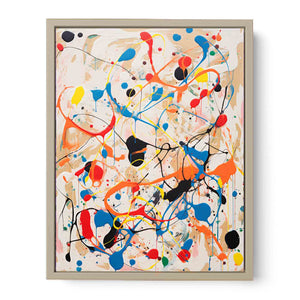 Rainbow Drip Painting Art Print