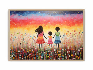 Kids Colorfull Art Painting Art Print