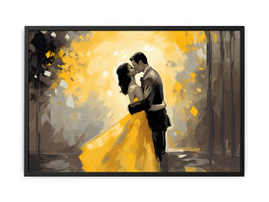 Autumn Kiss Canvas Print