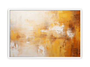 Abstract Brown Painting Framed Print