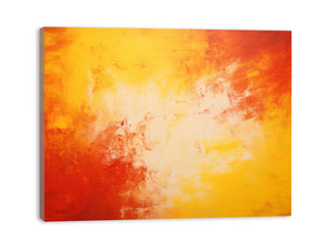 Red Yellow Abstract Painting