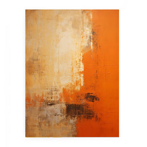 Orange Abstract Painting