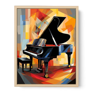 Piano Music Painting Streched canvas