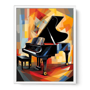 Piano Music Painting Framed Print