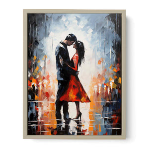 Couple Modern Art Painting Art Print