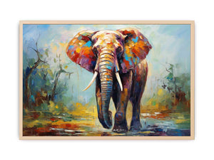 Modern art Elephant Teeth Painting Streched canvas