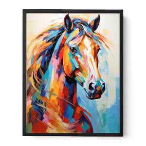Horse Modern Art Canvas Print