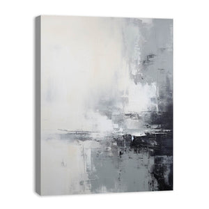 Abstract Grey Painting