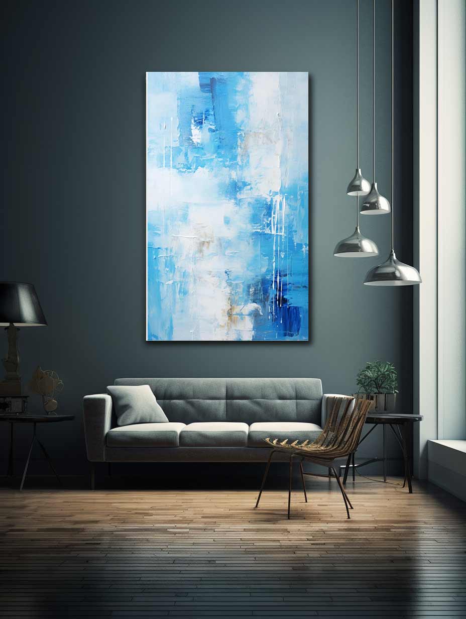 Blue Abstract Painting