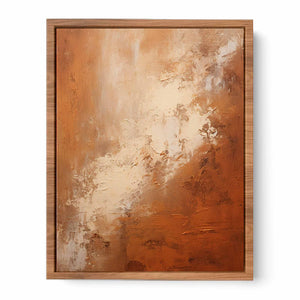 Abstract Brown Painting Poster