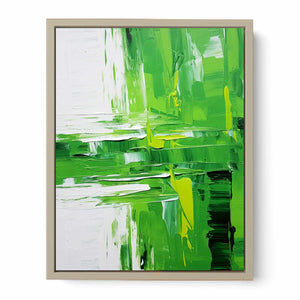 Abstract Green Painting Art Print