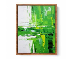 Abstract Green Painting Poster