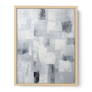 Abstract Painting Grey Streched canvas