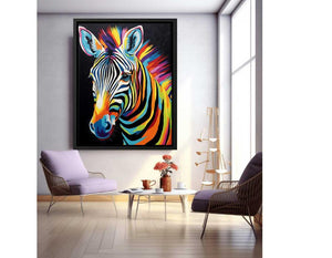 Modern Zebra Painting