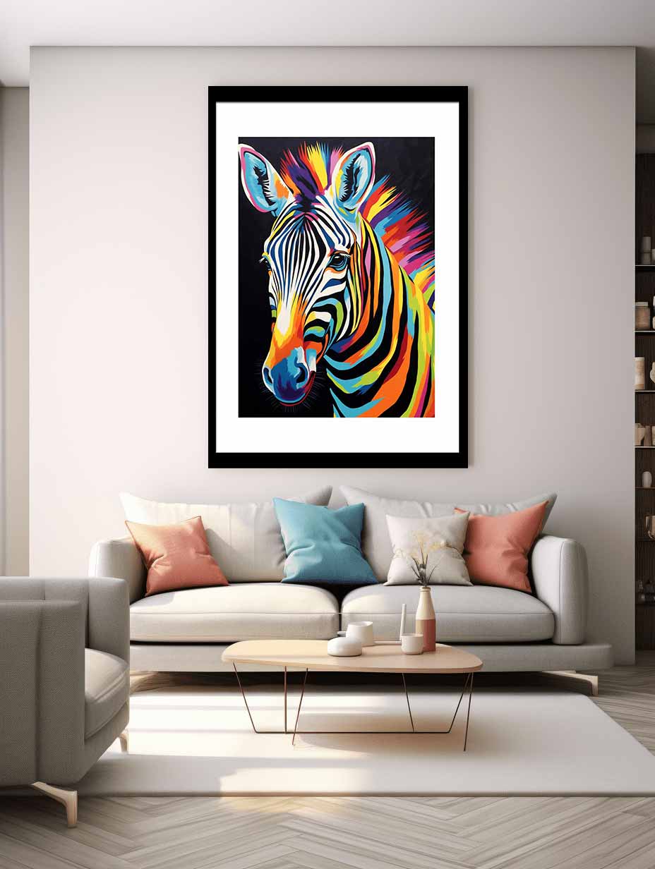 Modern Zebra Painting